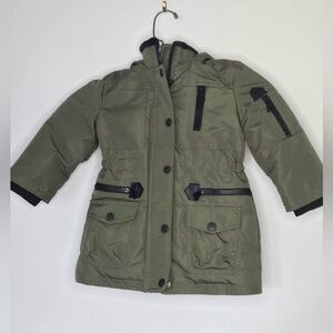 Urban Republic Ballistic Anorak Coat | Removable Pink Faux Fur Hood | 24 months